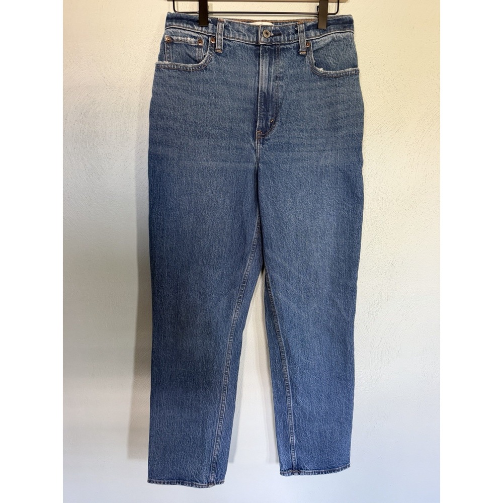 Abercrombie & Fitch 90s Straight Ultra High Rise Ankle Jeans Curve Love 6R 28